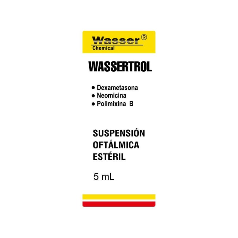 Wassertrol Suspensión Oftálmica (1 mg/3.5 mg/6000 UI)