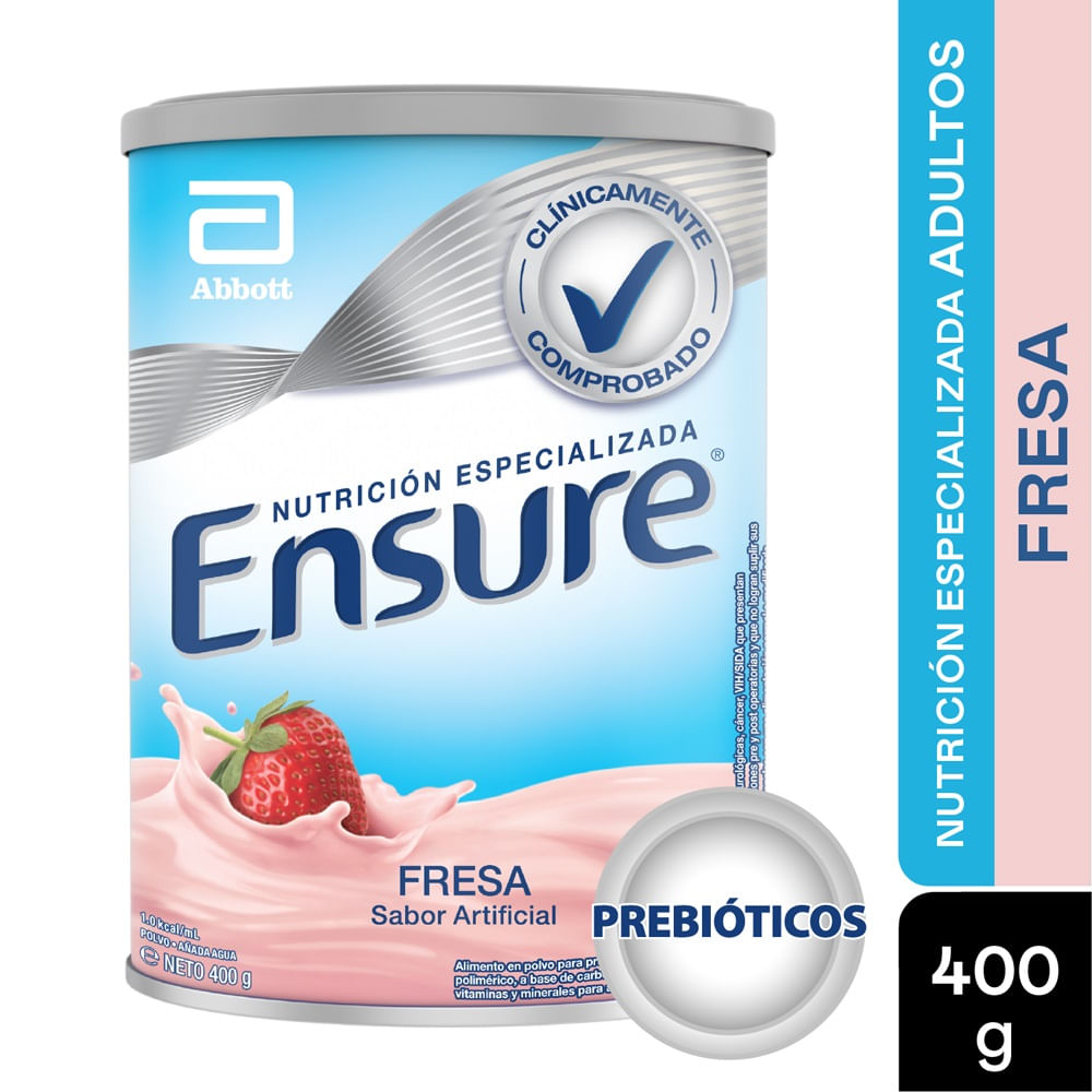 Ensure Suplemento Nutricional en Polvo Sabor a Fresa