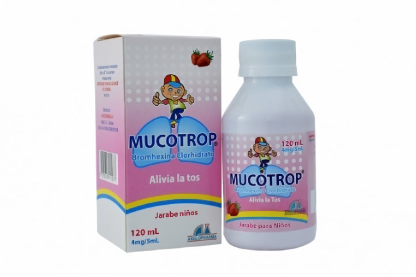 Mucotrop 4Mg Jarabe Niños Caja Con Frasco X 120 Ml
