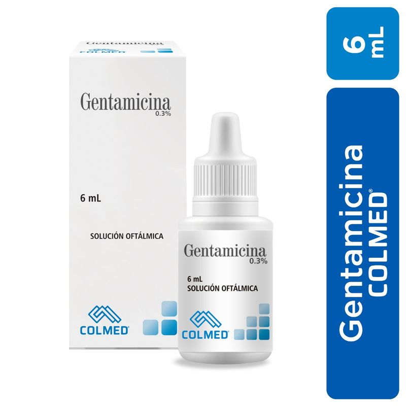 Colmed Gentamicina Solución Oftálmica (0.3 %)