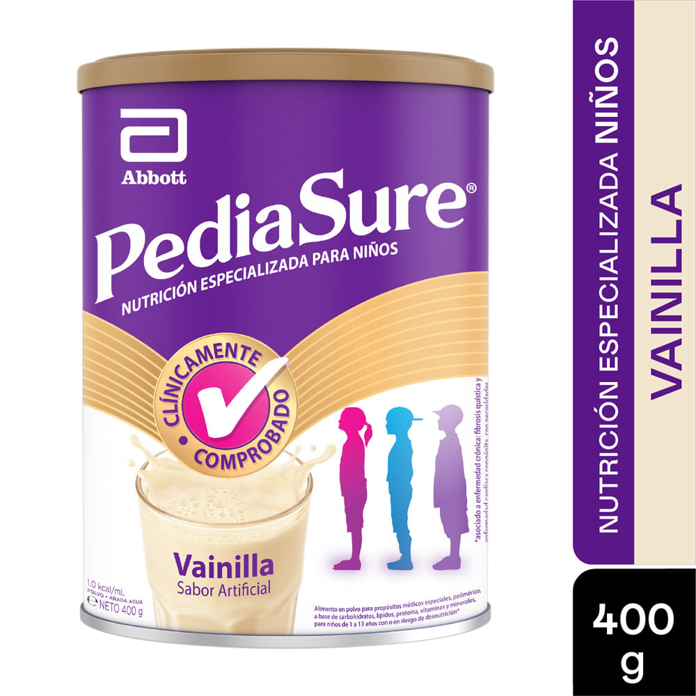 Pediasure Alimento en Polvo Sabor Vainilla.