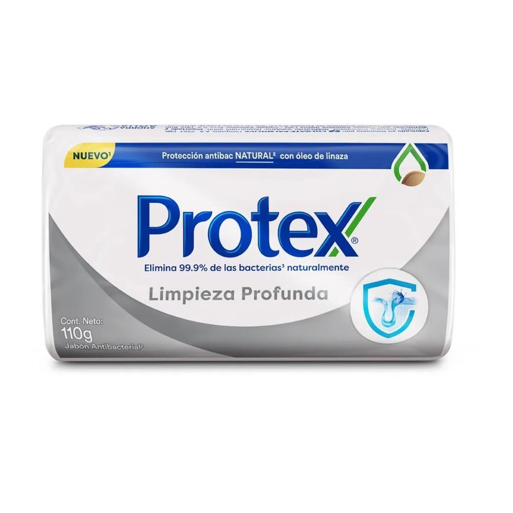 Protex Jabón en Barra Antibacterial Limpieza Profunda