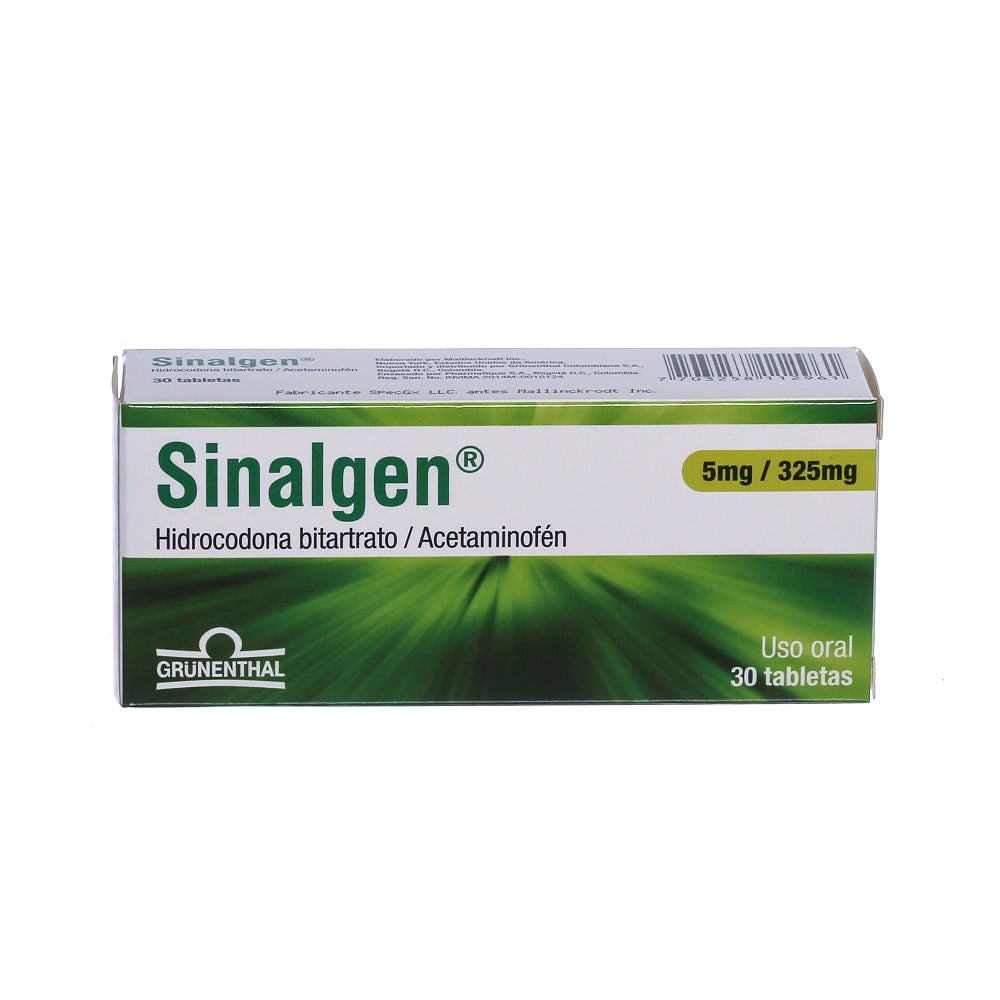 Sinalgen (5 mg / 325 mg)