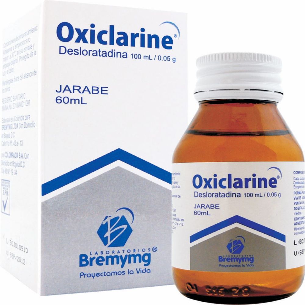 Oxiclarine Jarabe (0.05 g / 100 mL)