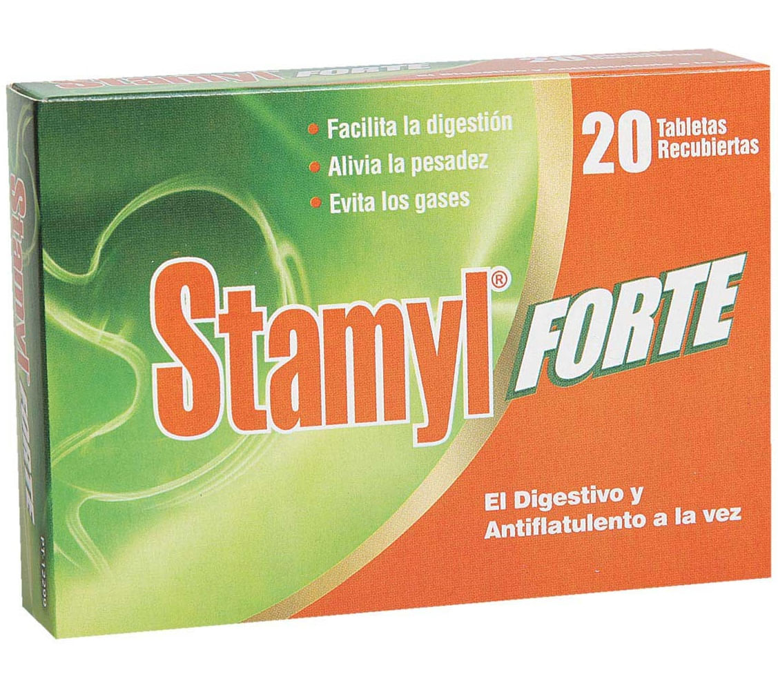 Stamyl Forte Digestivo y Antiflatulento
