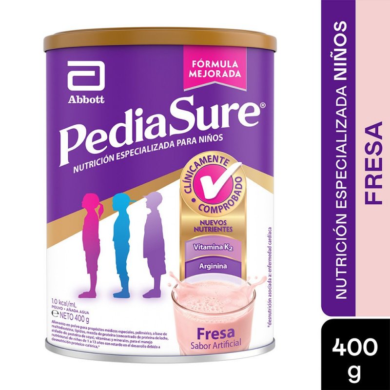 Pediasure Suplemento en Polvo para Niños con Sabor a Fresa