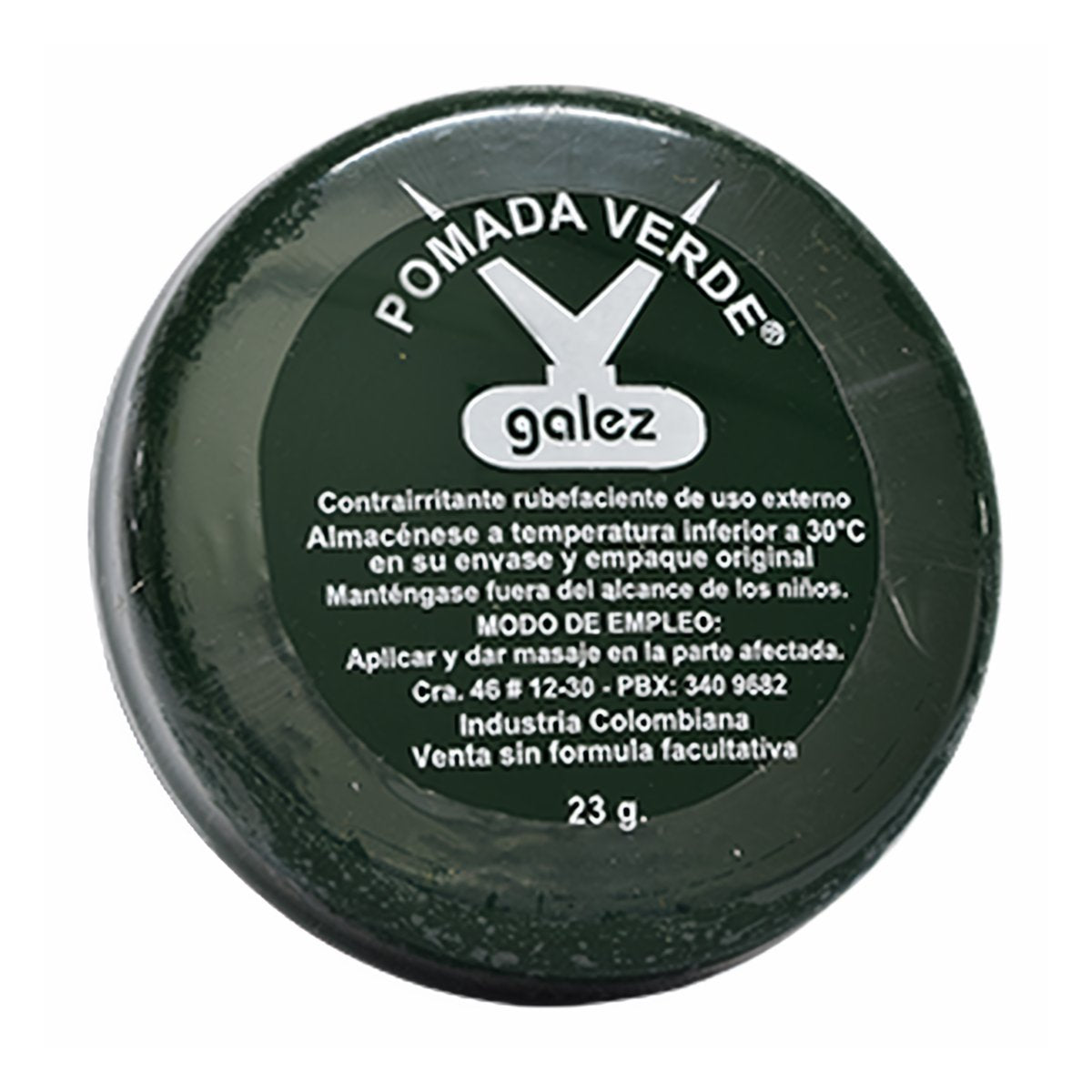 Pomada Verde Tridex Galez r