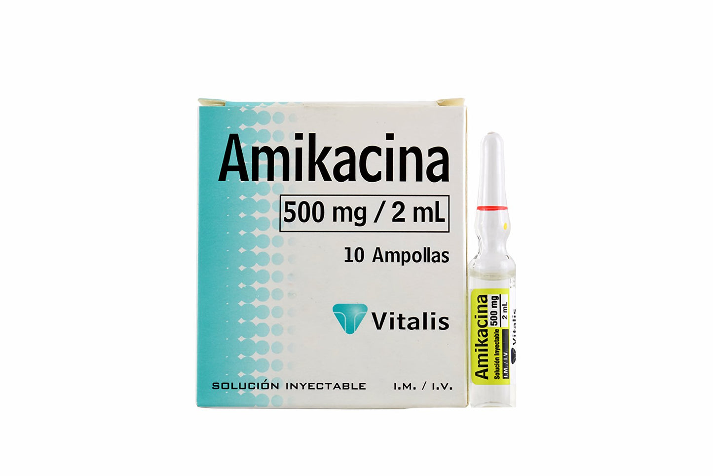 Vitalis Ci Amikacina 500 Mg/2 Ml 10 Ampollas Vt