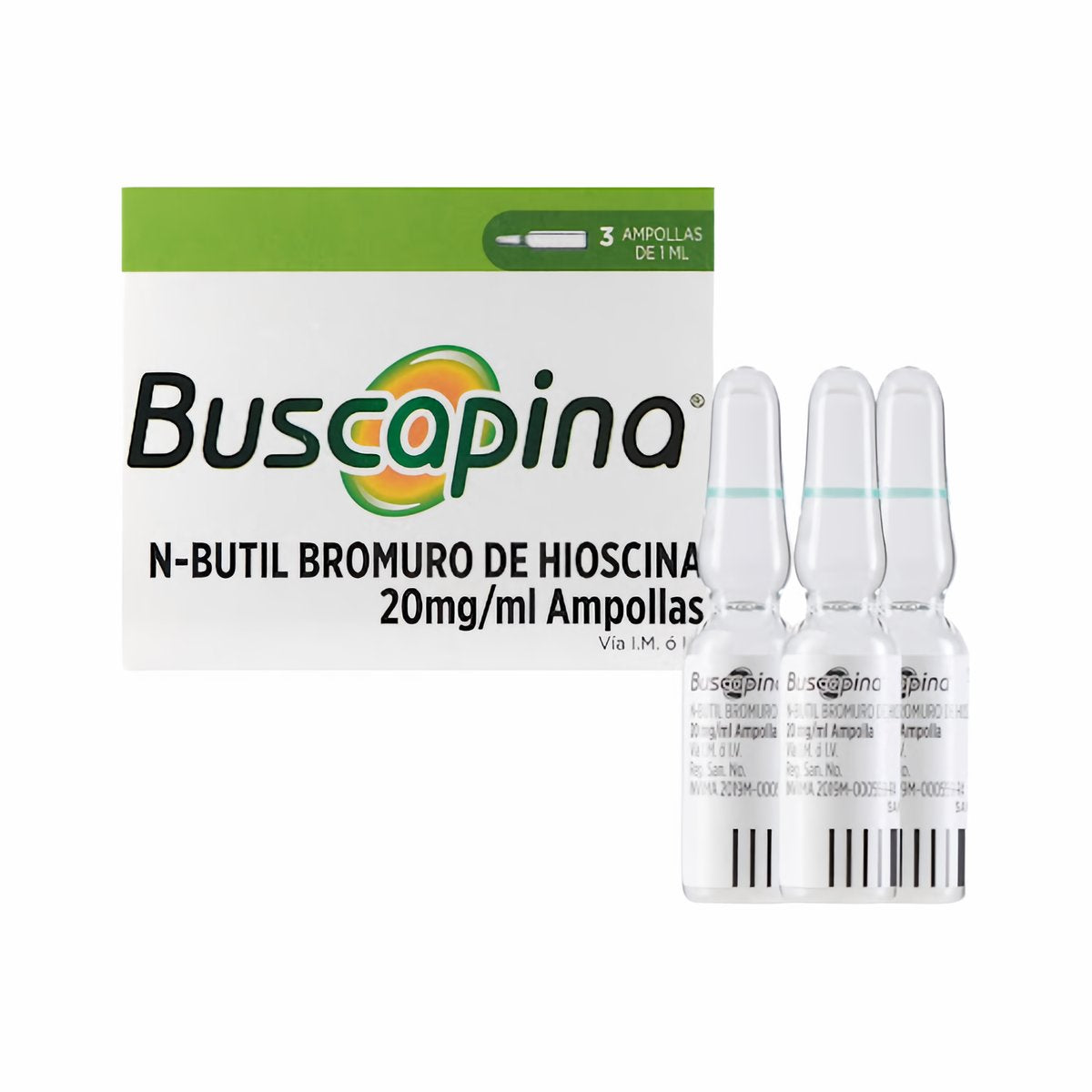 Buscapina Solución Inyectable (20 mg)