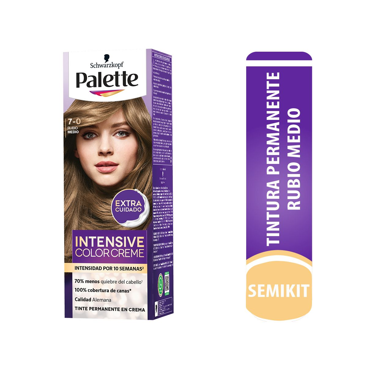Palette Tinte Intensive Color Creme Rubio Medio