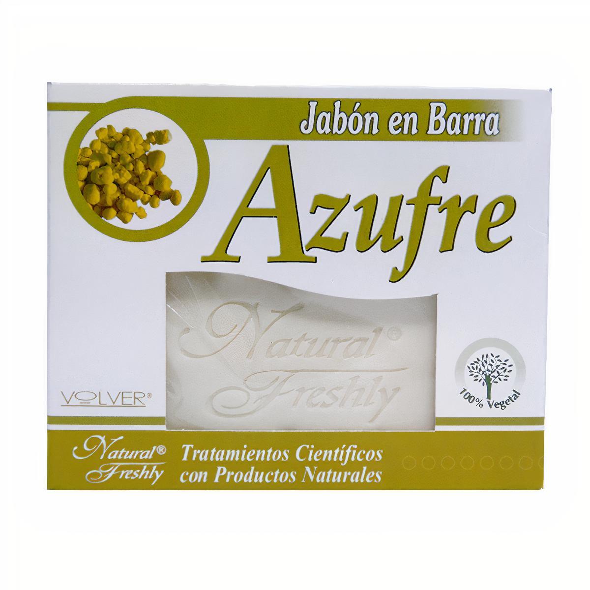 Jabón De Azufre Natural Freshly En Barra