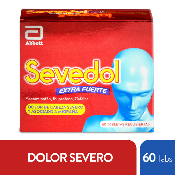 Sevedol Tabletas Extra Fuerte (250 mg / 400 mg / 65 mg)