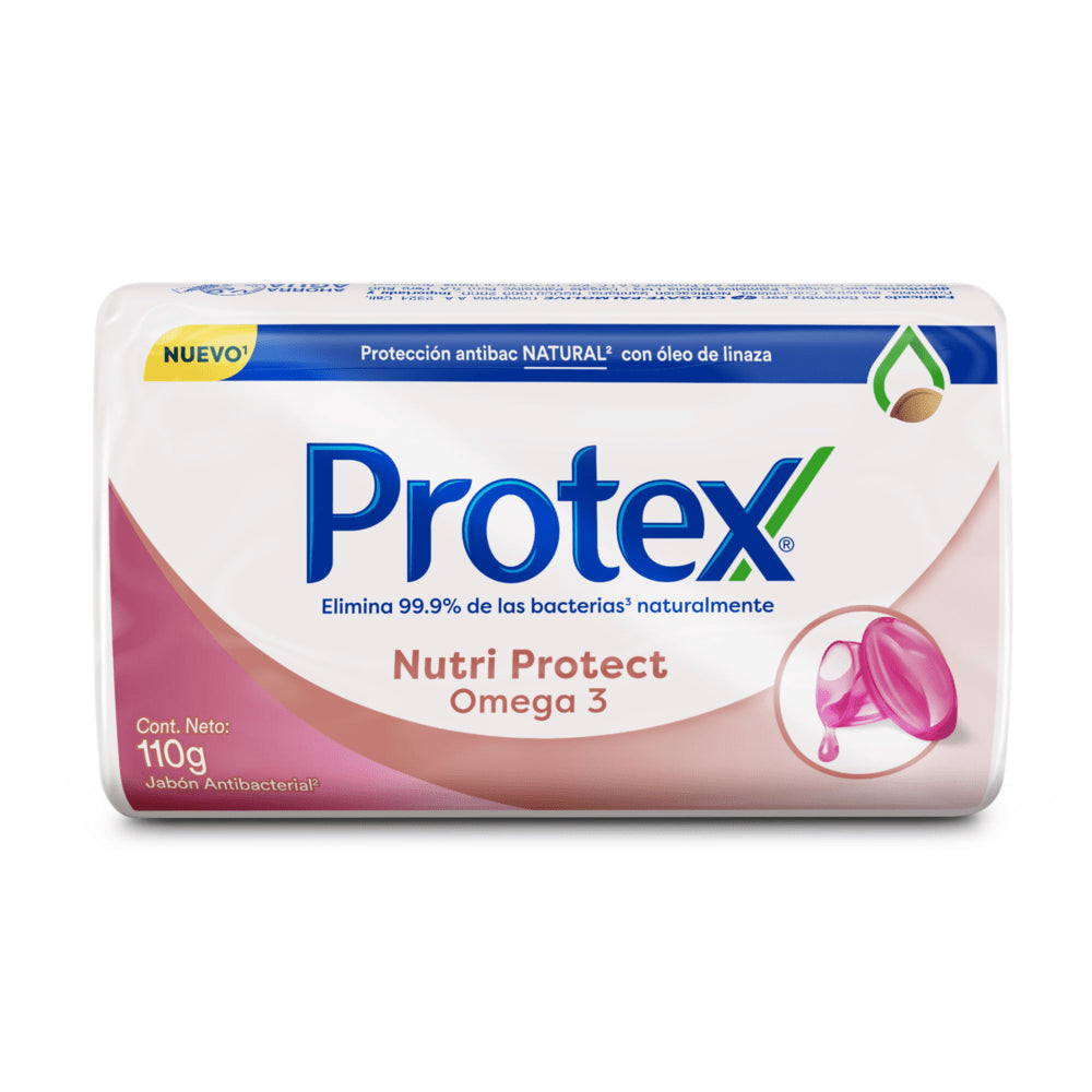 Protex Jabón de Tocador con Nutri Protect Omega 3 en Barra